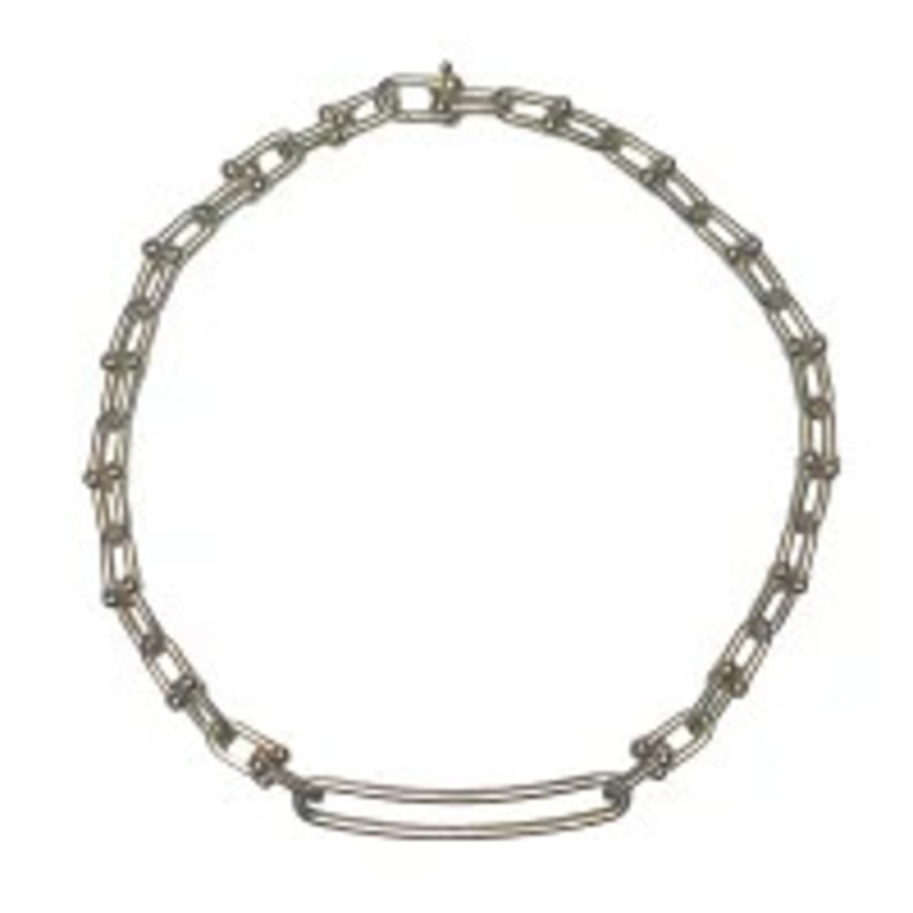 Tiffany Co HardWear Link Necklace Jewelry Silver Accessory Chain AO
